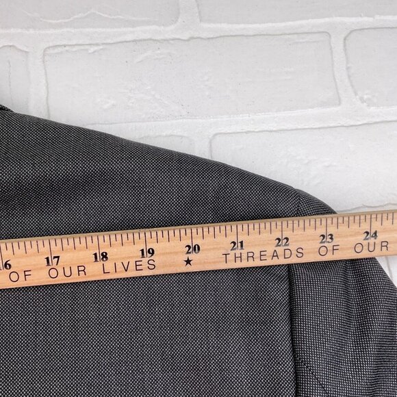 Joseph Abboud Blazer Men 56R‎ Gray Bespoke Birdseye Reda Super 130s Wool Jacket - Picture 14 of 16